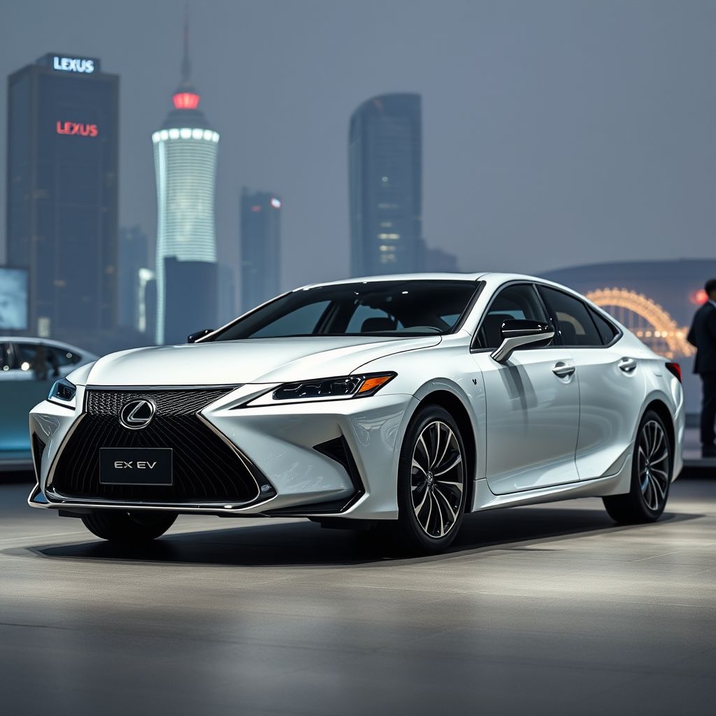 ครั้งแรกของ Lexus ES EV 2025 ในงาน Shanghai Auto Show